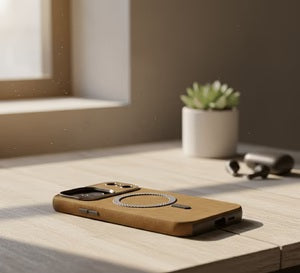 Vintage Leather MagSafe Case for iPhone